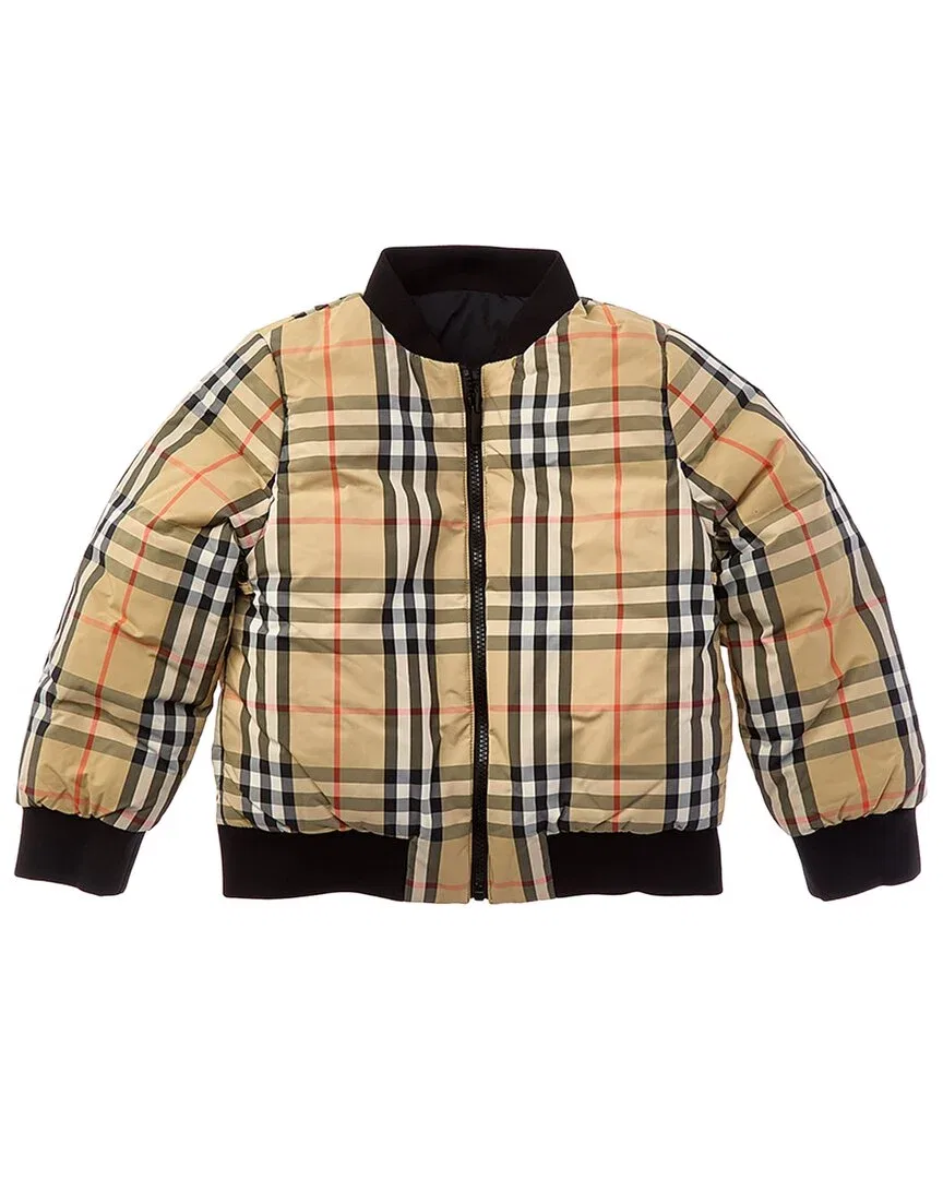 Детская куртка-парка с отстегивающейся утеплительной подкладкой Burberry, черный — фото 3