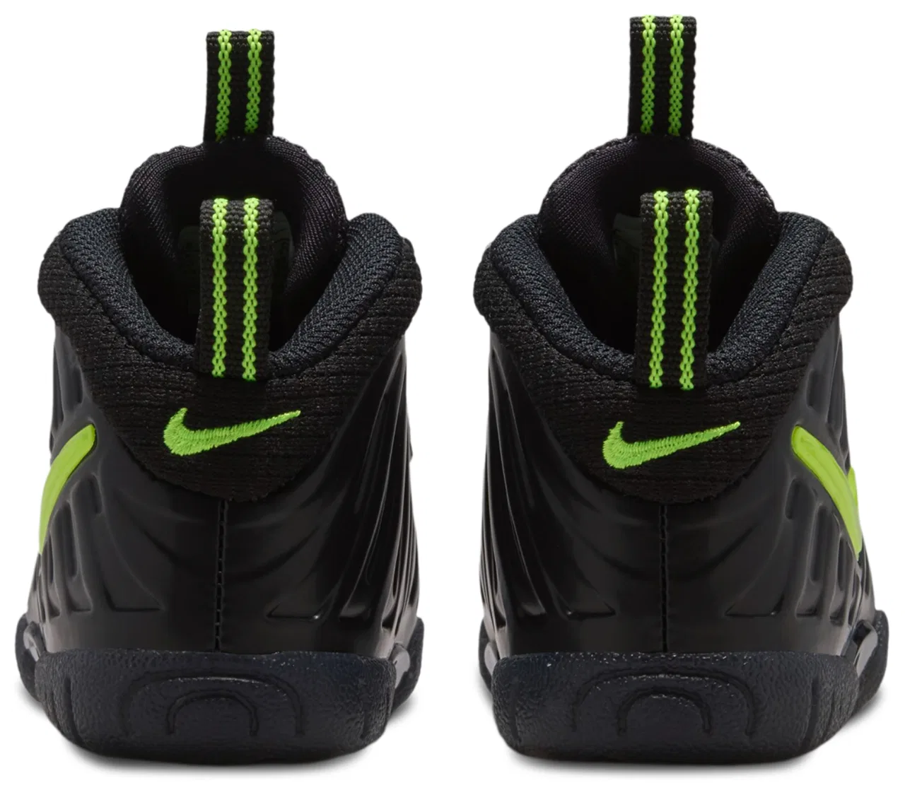 Кроссовки для мальчиков Little Posite Pro Nike, цвет Voltage Yellow/Black — фото 3
