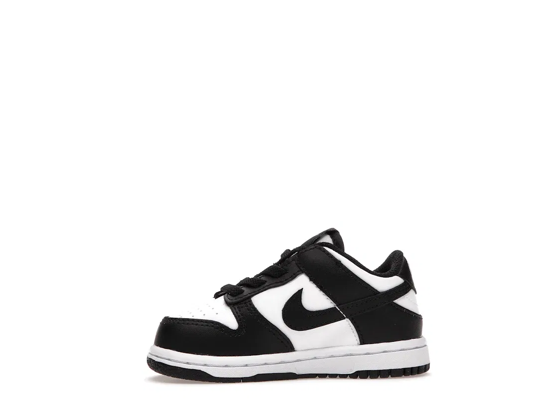Детские кроссовки для мальчиков и девочек кожаные Nike Dunk Low Retro, White/Black-White — фото 3