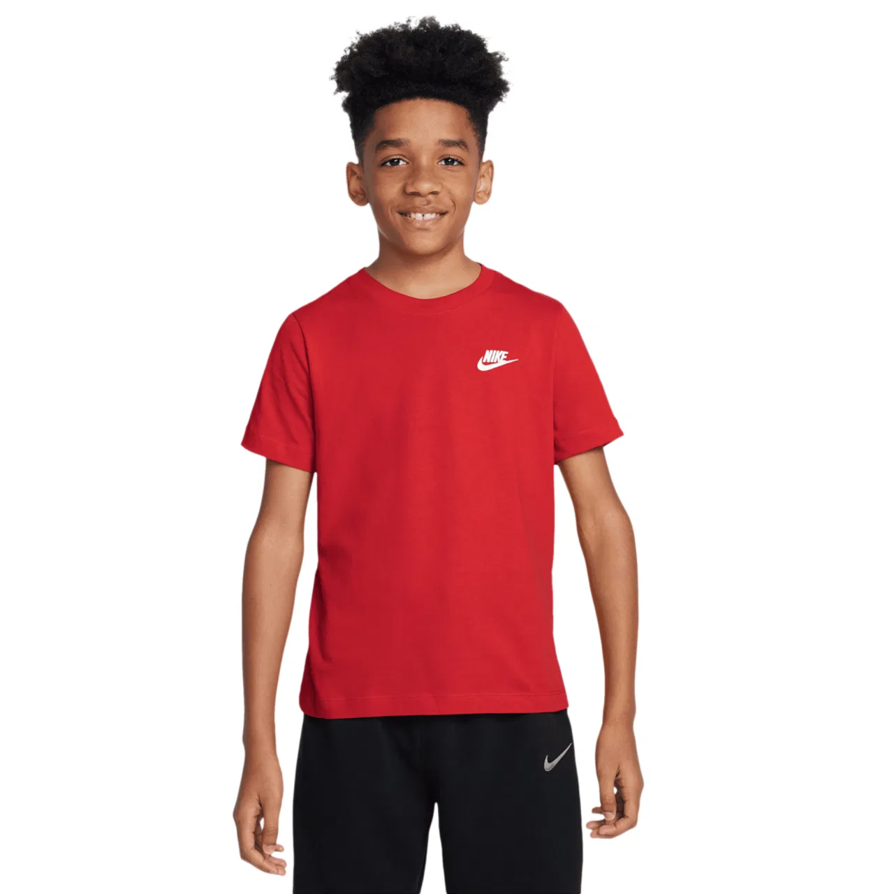Футболка для мальчиков NSW EMB Futura Nike, цвет University Red — фото 3