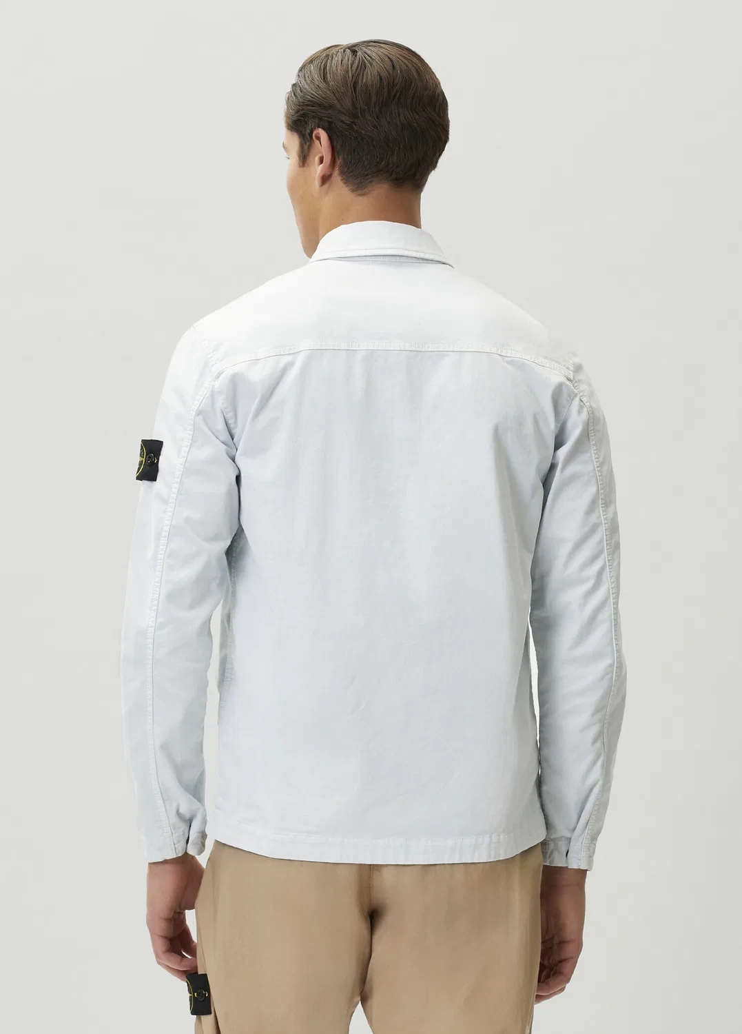 Спортивная рубашка Stone Island, light blue — фото 4
