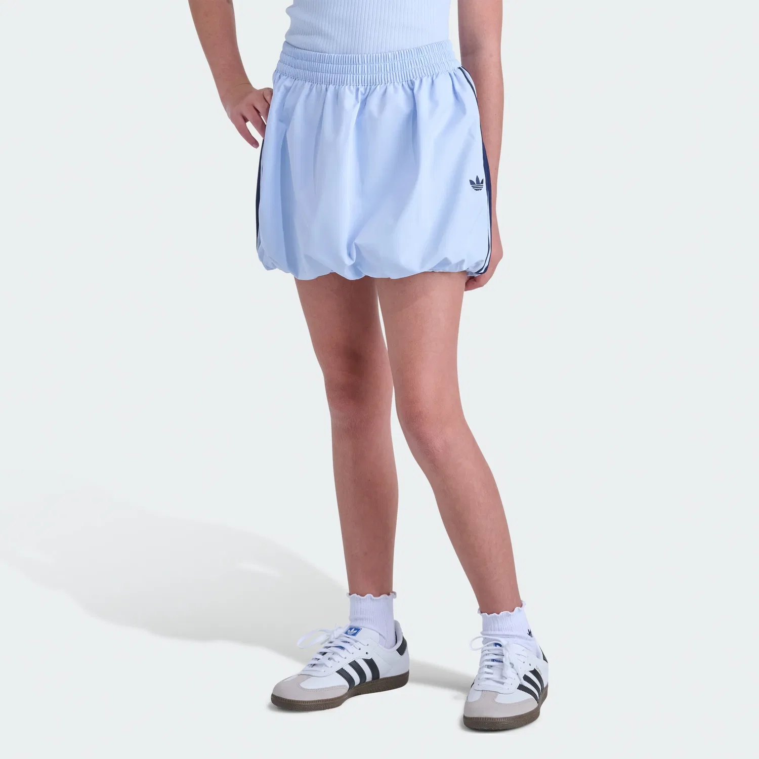 Детская юбка-шорты adidas BUBBLE WNV SKORT с эластичным поясом, Clear Sky