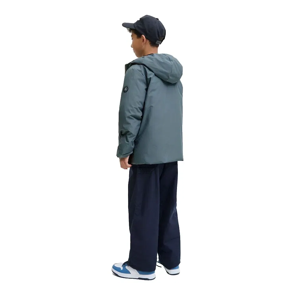 Куртка-пуховик Brook Reversible SN Jack & Jones, серый — фото 2