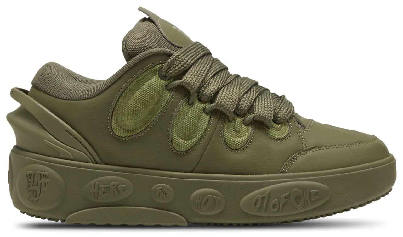 Детские кроссовки для мальчиков с принтом PUMA La France Oak Tree PUMA, Olive Green Loden Green