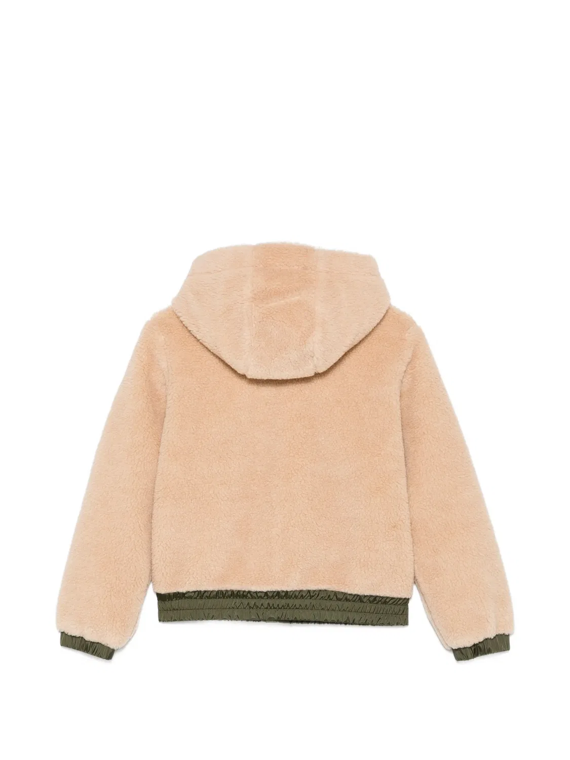Худи со вставками Moncler Enfant, нейтральные цвета — фото 2