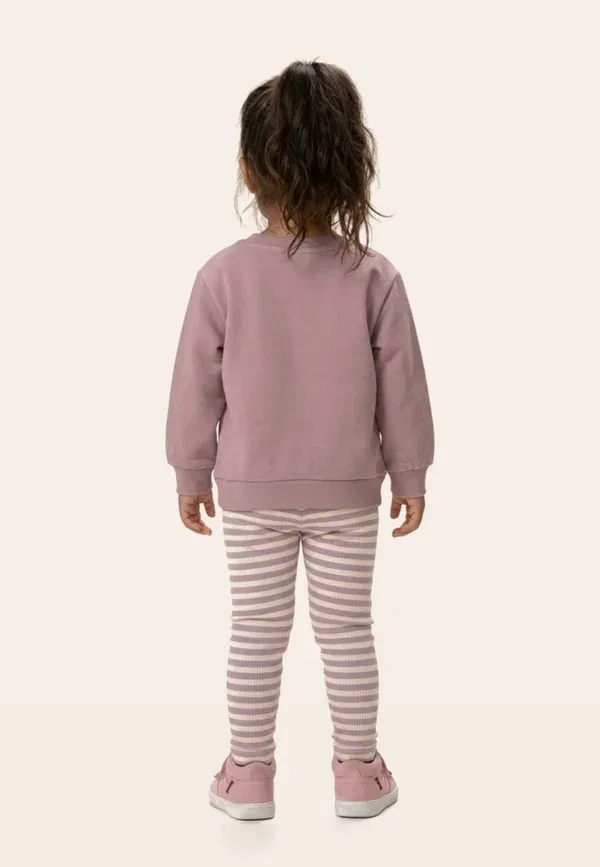 Леггинсы из хлопка The New Siblings, Sea Fog Striped — фото 2