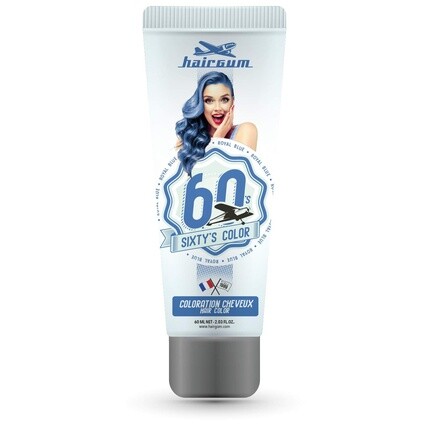 

Крем-краска Royal Blue Sixty's 60 мл, Hairgum
