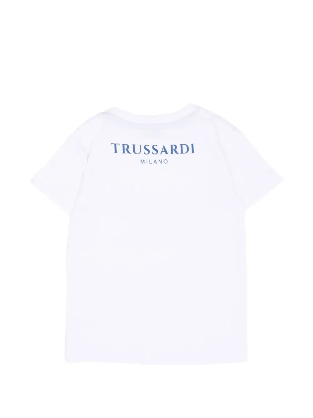 Футболка с логотипом Trussardi Junior, белый — фото 2