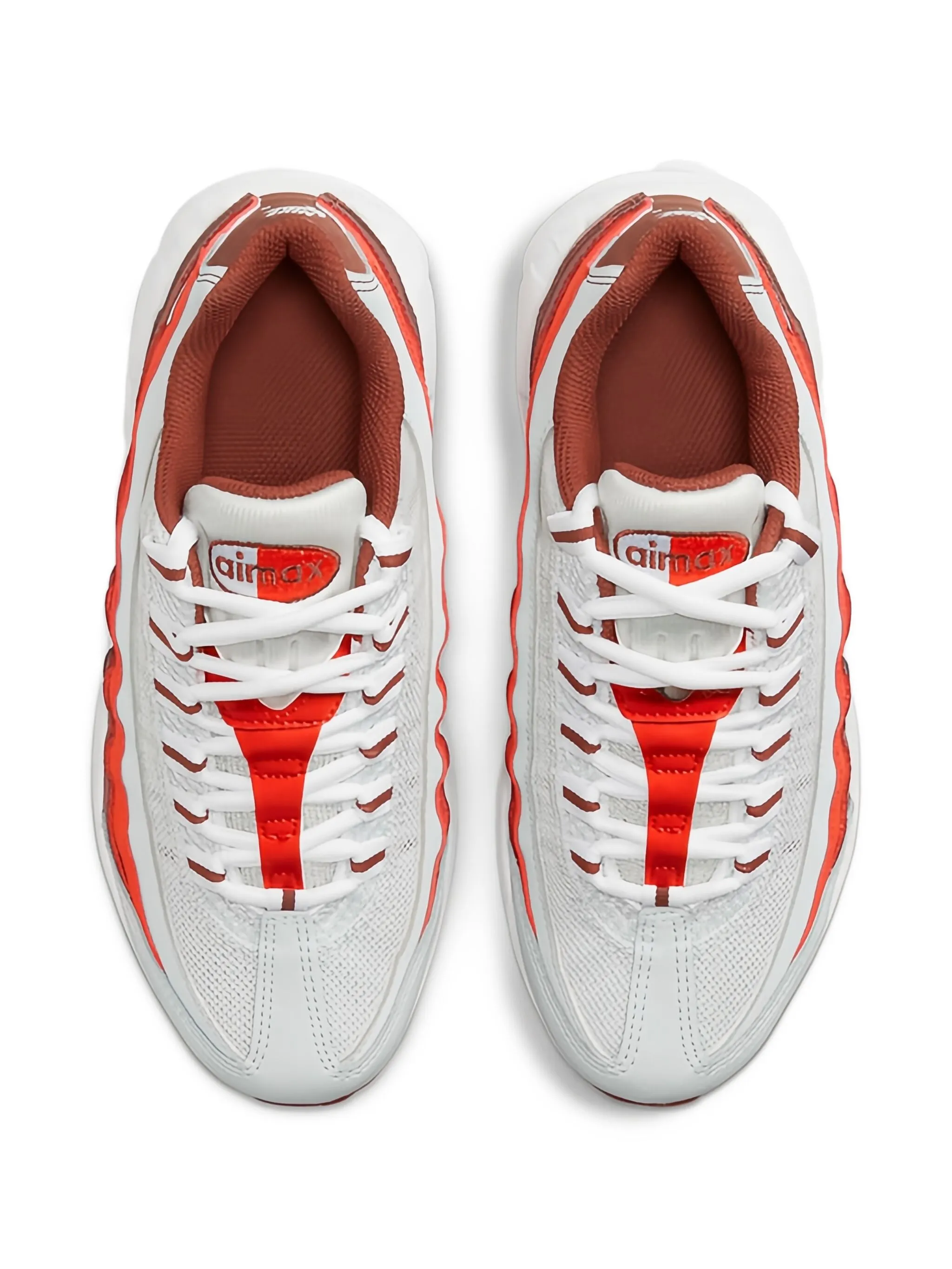 Кроссовки Air Max 95 Recraft/Photon Dust/Picante Nike Kids, белый — фото 3