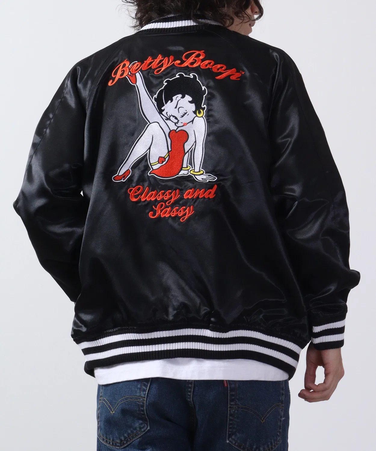 Детский свитшот с принтом Betty Boop, модель Betty Boop BETTY BOOP, Черный