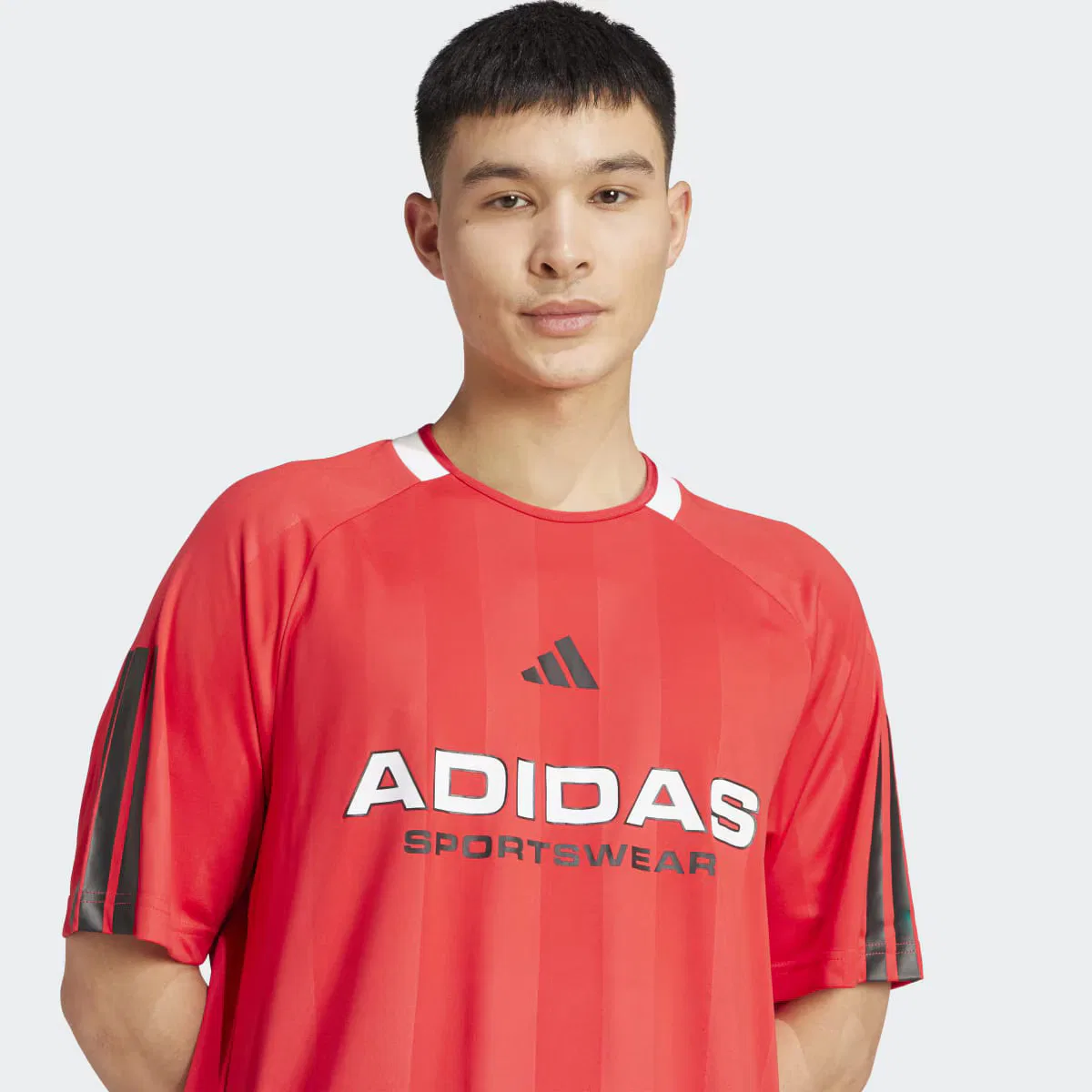 Мужская футболка, House Of Tiro Nations, adidas, красный — фото 4
