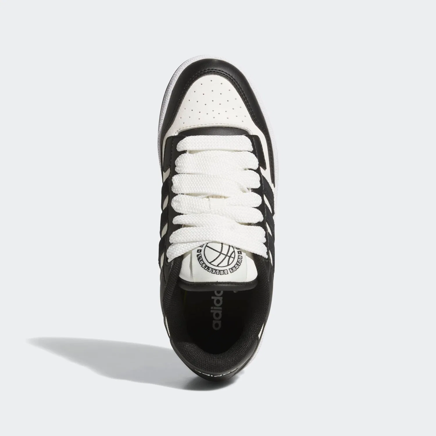 Детские кроссовки Rapid Court Low Adidas, Schwarz Weiss — фото 3