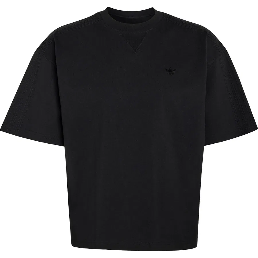 Футболка с длинным рукавом Premium Essentials adidas, Черный — фото 3