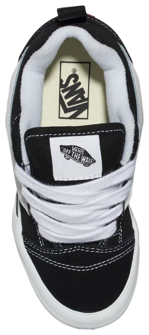 Кеды для мальчиков Knu Skool Vans, цвет Black/True White — фото 4