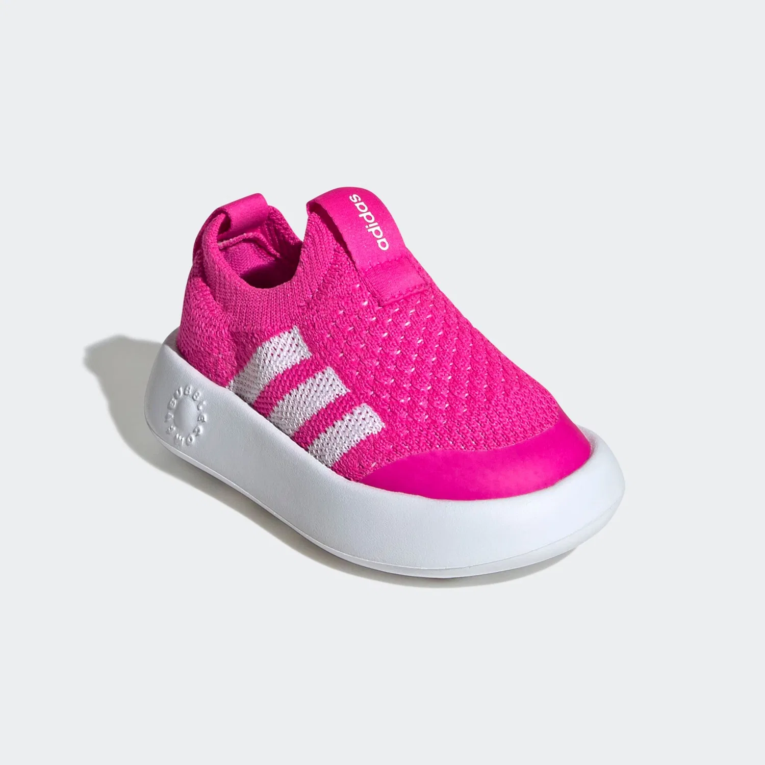 Детские кроссовки-слипоны Bubblecomfy Adidas Sportswear, Shock Pink/Ftwr White/Core Black