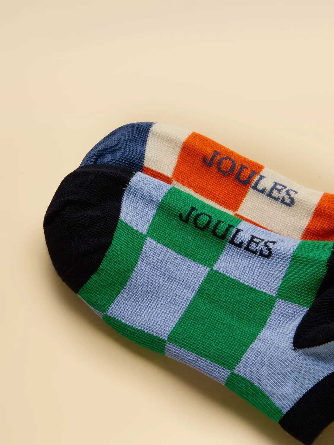 Носки Joules Kids' Rilla 5-Pack, мульти-шахматка — фото 2