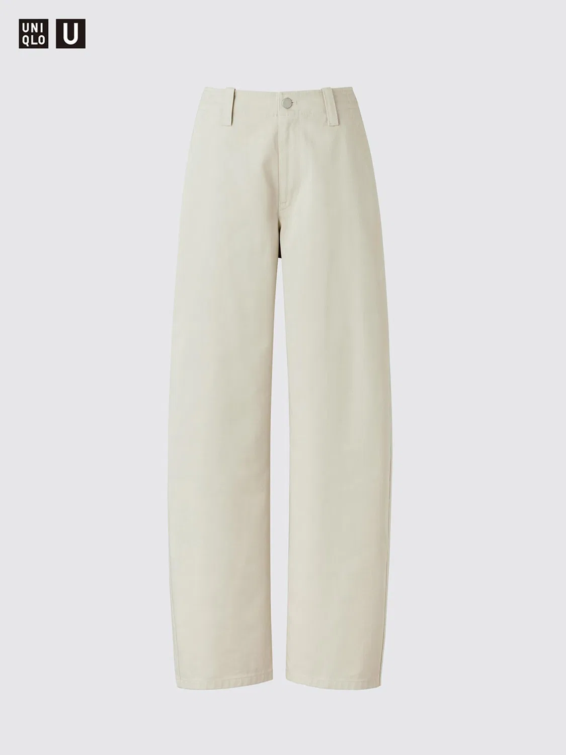Брюки широкие Uniqlo, коричнево-черный — фото 3