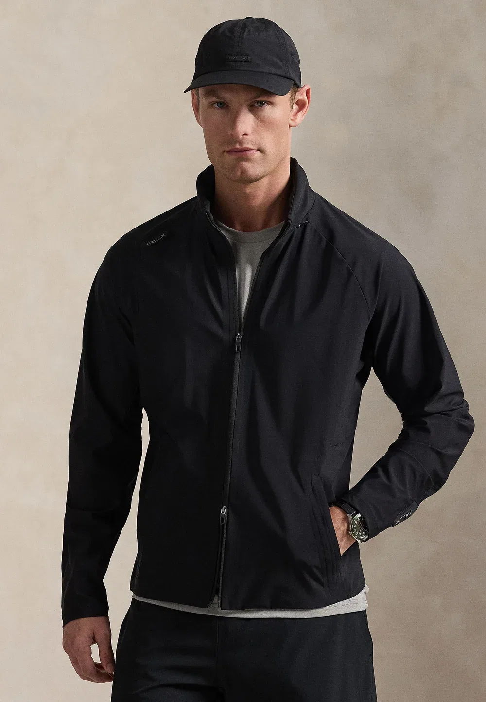 Легкая куртка с капюшоном - летняя куртка Polo Ralph Lauren, Black