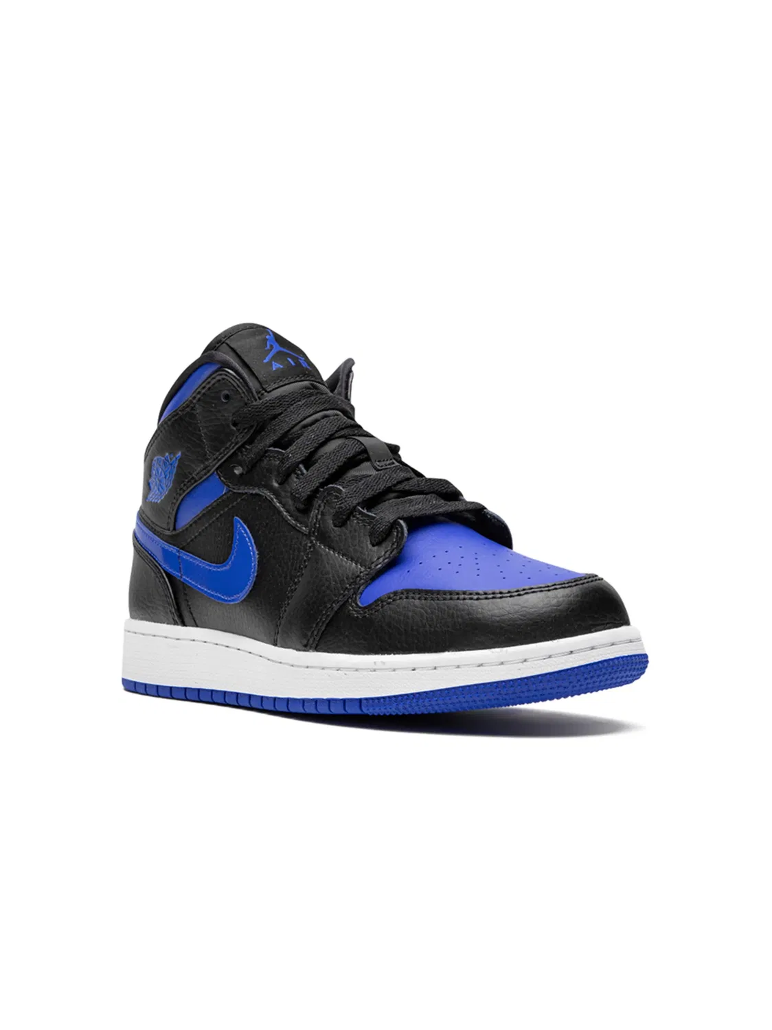 Кроссовки Air Jordan 1 Mid в черном и королевском синим