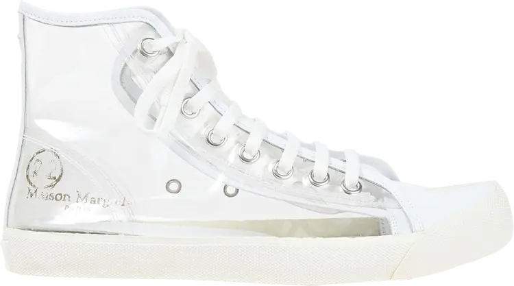 

Кроссовки Maison Margiela Wmns Tabi High White Transparent, белый