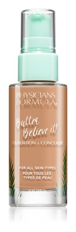 

Кремовый консилер и тональный крем в одном Physicians Formula Butter Believe It!, оттенок Medium 30 мл