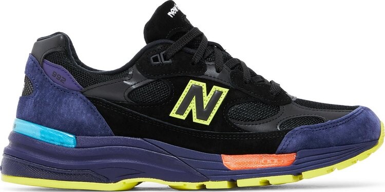

Кроссовки New Balance 992 Made in USA 'Black Purple', черный