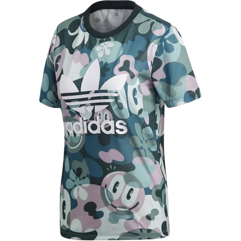 

Футболка женская зеленая Adidas Originals