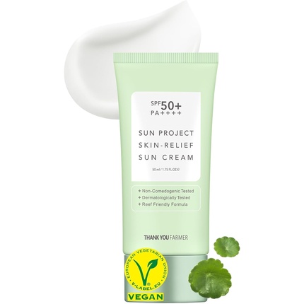 

Солнцезащитный крем Sun Project Relief SPF 50+ PA++++ 50 мл Thankyou Farmer
