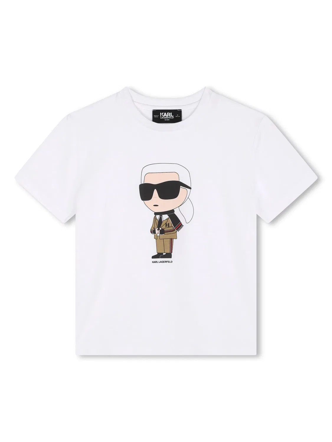 Футболка Ikon из хлопка Karl Lagerfeld, белый