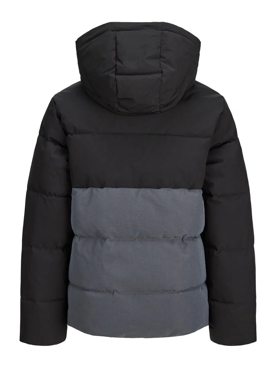 Детская зимняя куртка Jack & Jones Junior 'JJEBECKS' темно-серого цвета — фото 2