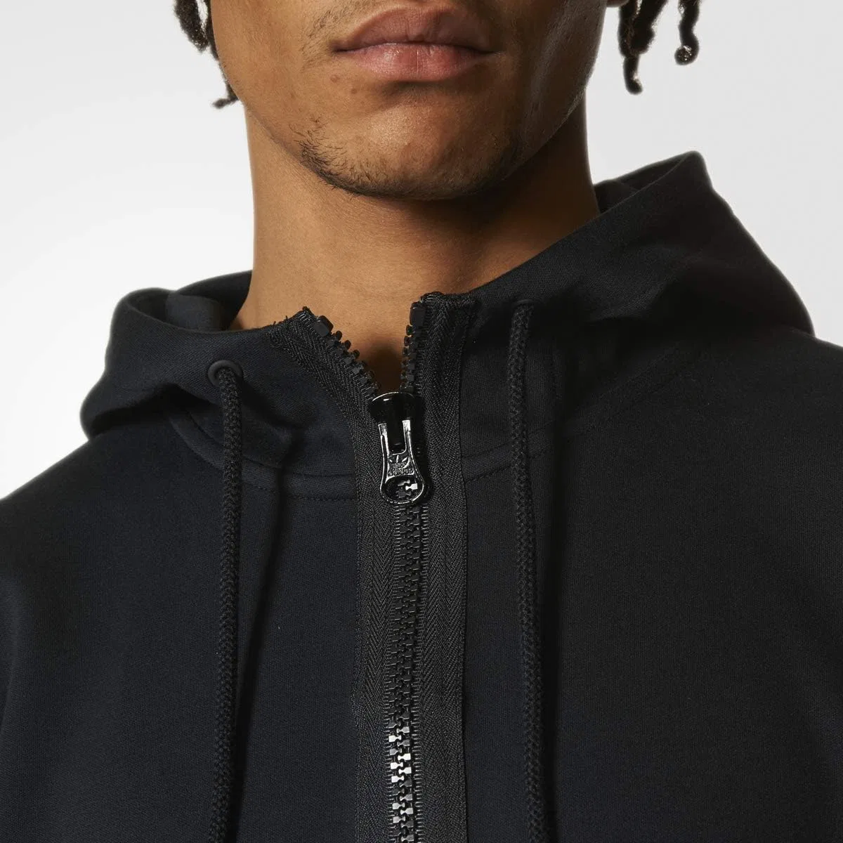 Мужская куртка с полузастежкой-молнией adidas Originals, чёрный — фото 4