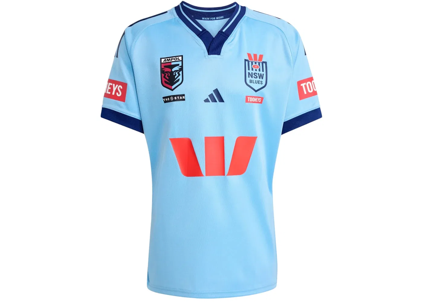 Мужская футбольная джерси Adidas Jersey, Team Light Blue
