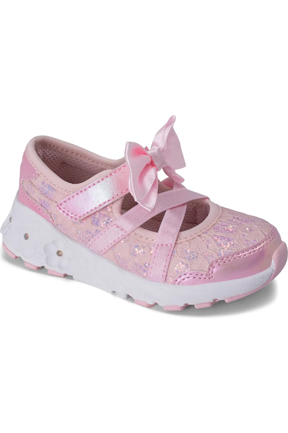 Кроссовки детские со светящейся подошвой Flora Sneaker Stride Rite, Blush