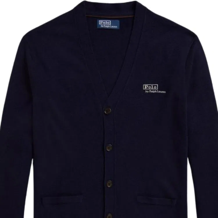 Мужской свитер с длинным рукавом FW26 Polo Ralph Lauren, Dark Blue — фото 4