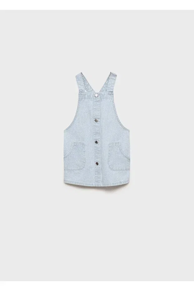 Детское платье для девочек без рукавов Mango Baby, Light Blue