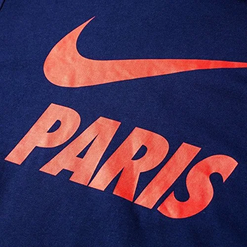 Мужская куртка с длинным рукавом Paris Saint Germain NIKE, Black Loyal Blue Challenge Red — фото 2