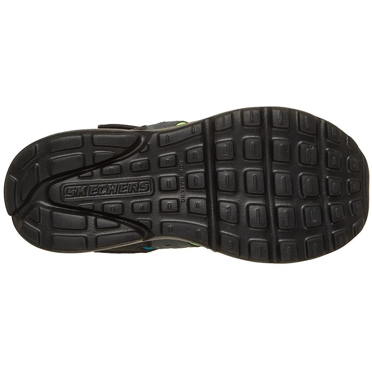 Детские сандалии с закрытым носком Skechers Razor Splash-raptor Quest, Schwarz — фото 4