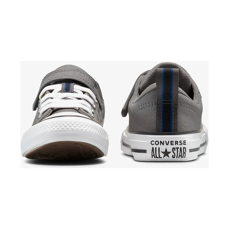 Кеды детские с принтом Chuck Taylor All Star Malden Street Easy On Converse, Серый — фото 4