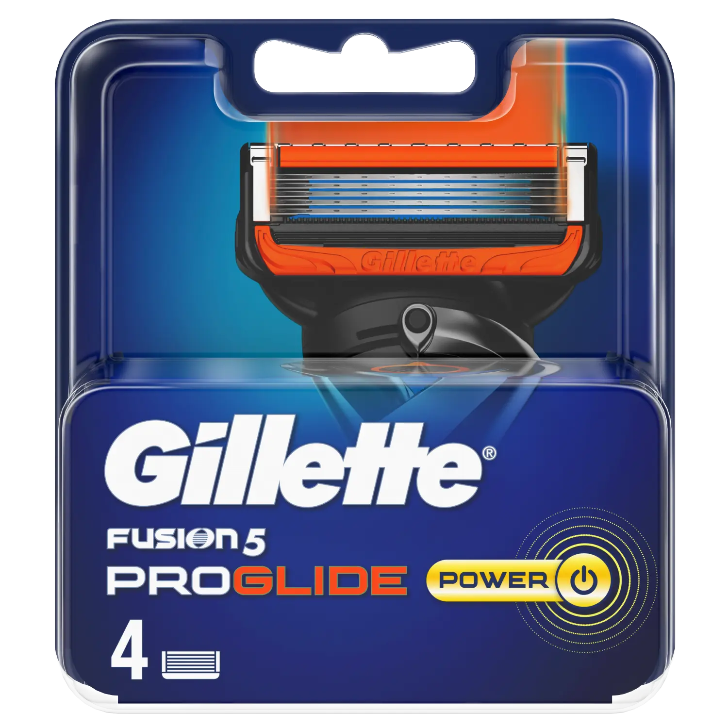 

Gillette Fusion Proglide Power картриджи для бритвы, 4 шт/1 упаковка