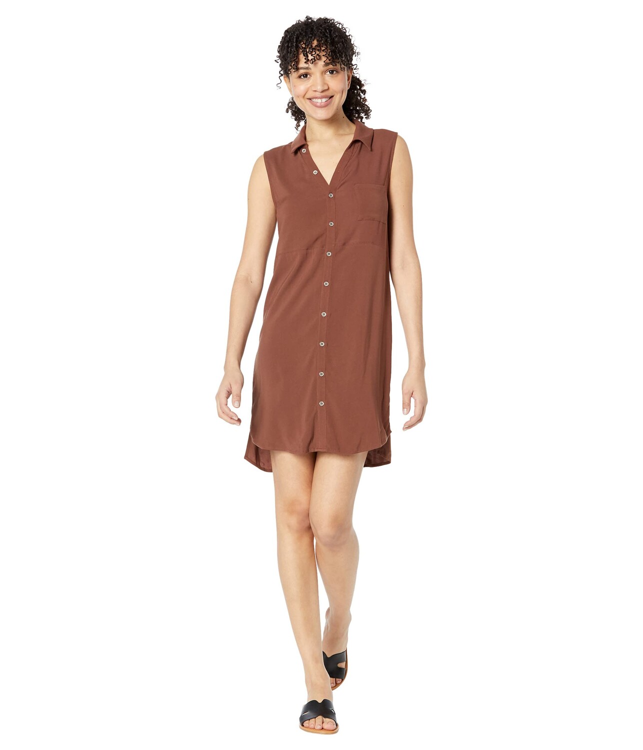 

Платье Chaser, Heirloom Woven Sleeveless Button-Down Shirttail Dress