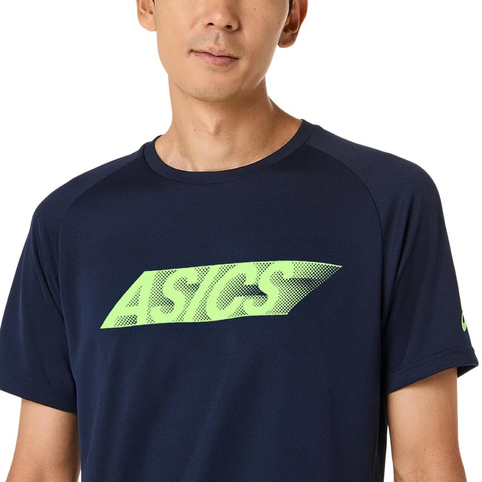 Футболка детская с круглым вырезом ASICS, Blue — фото 4