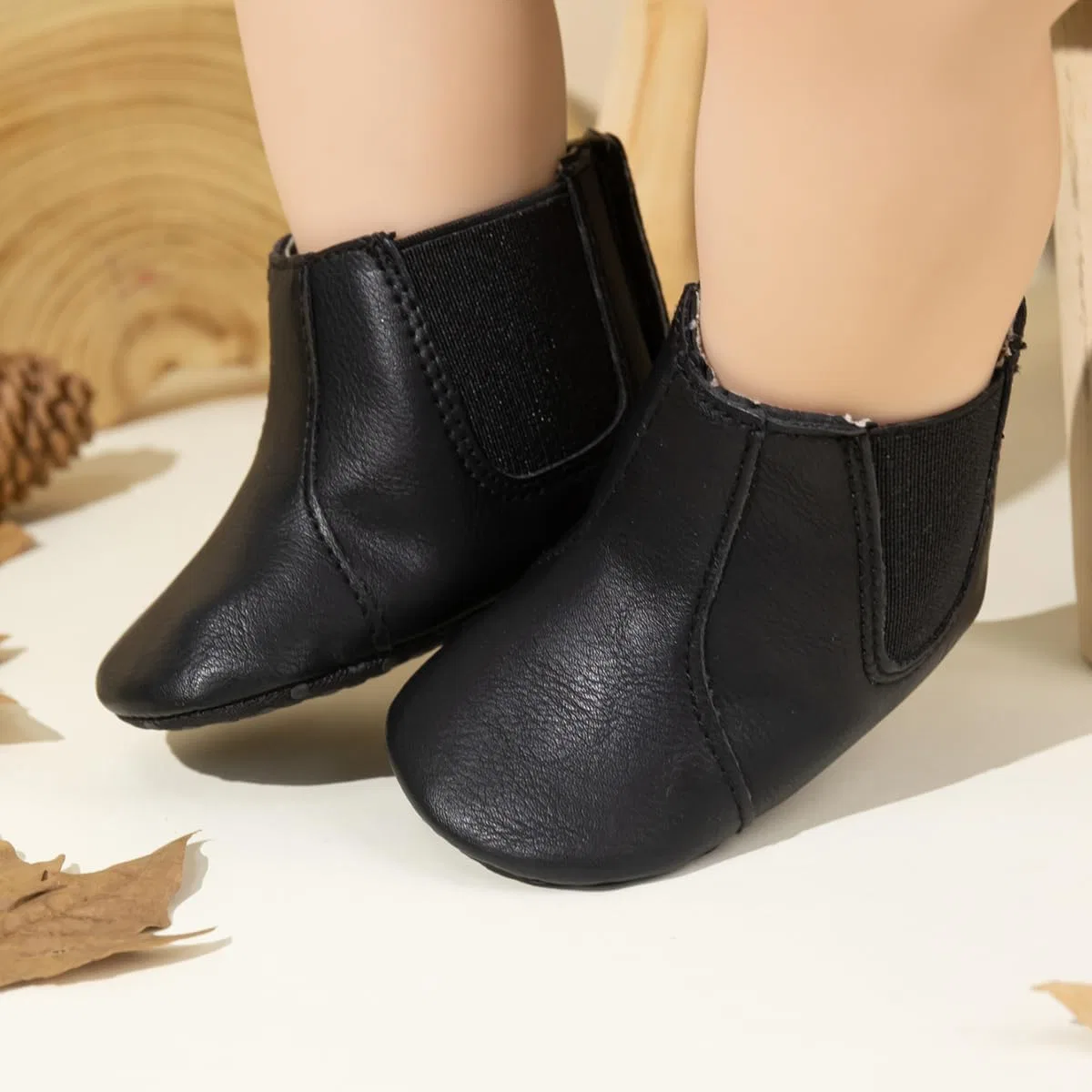 Детские сапоги для девочек с кисточками Cowboy Tassel Meckior, Black — фото 2