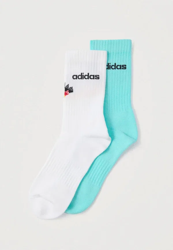 Носки Adidas Performance, белый/черный/бирюзовый
