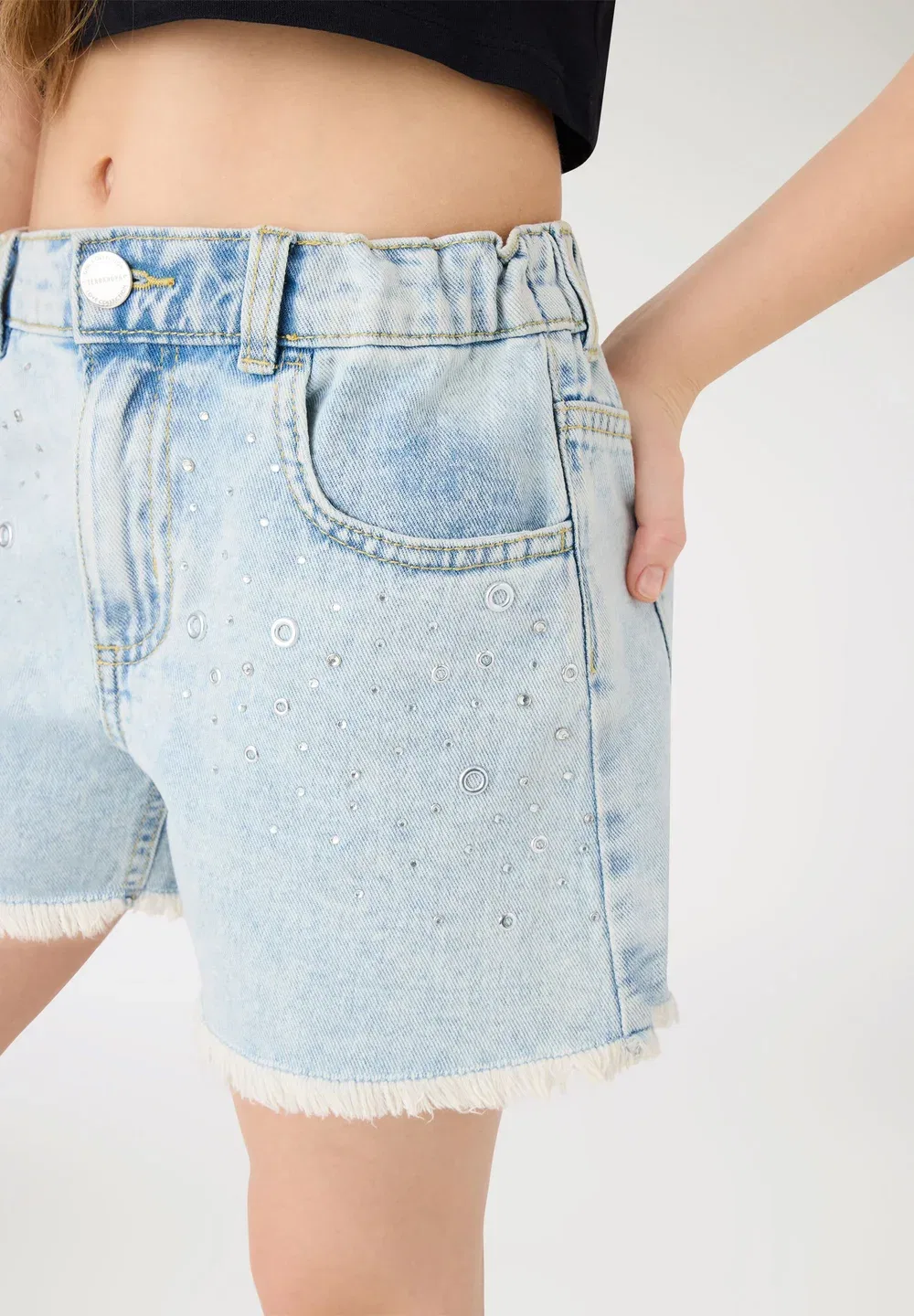 Джинсовые шорты Terranova, Var Blu Denim Chiaro — фото 4