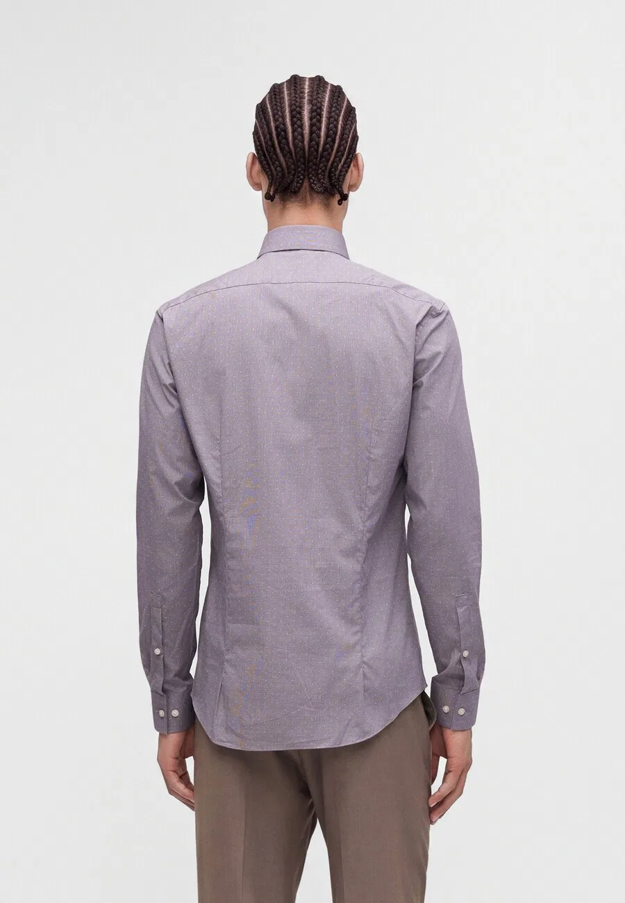 Рубашка Calvin Klein Regular fit Button Up Shirt 'ESNTL' сиреневого цвета — фото 4