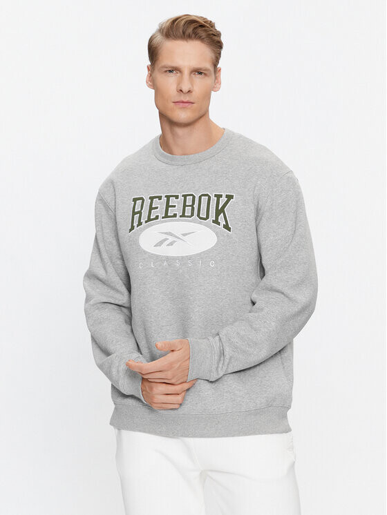 

Толстовка обычного кроя Reebok, серый