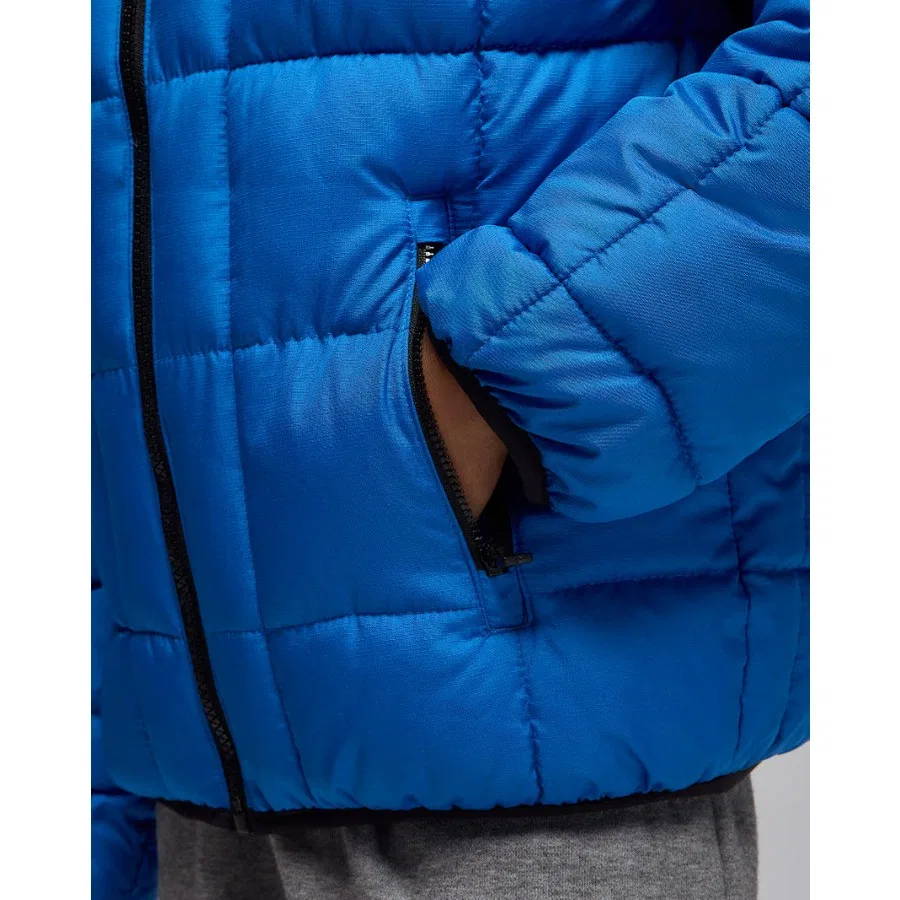Детский пуховик с капюшоном Jordan JDN Essential MDWT Puffer Nike, Синий — фото 4