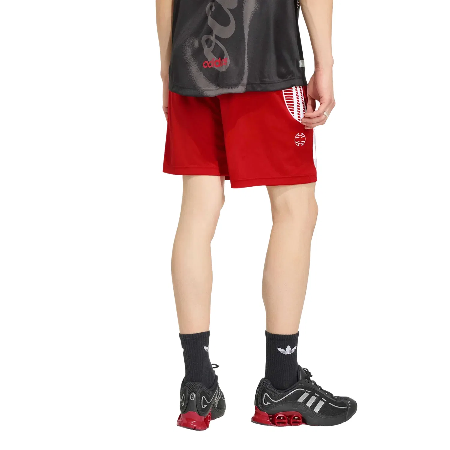 Мужские тренировочные шорты Adidas x Coca-Cola Training Short Asia Sizing Vivid Red, красный — фото 3