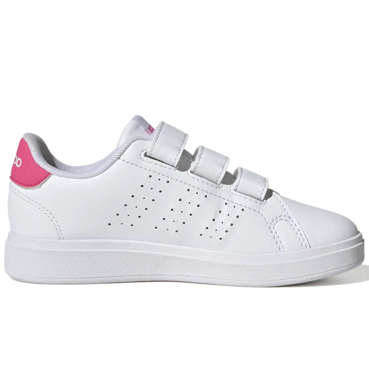 Детские кроссовки с липучками Advantage Base 2.0 Adidas, Weiß — фото 3