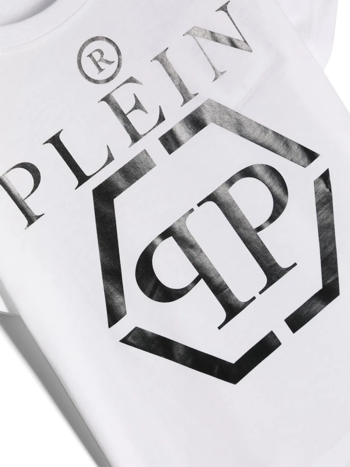Футболка с логотипом из хлопка Philipp Plein, белый — фото 2